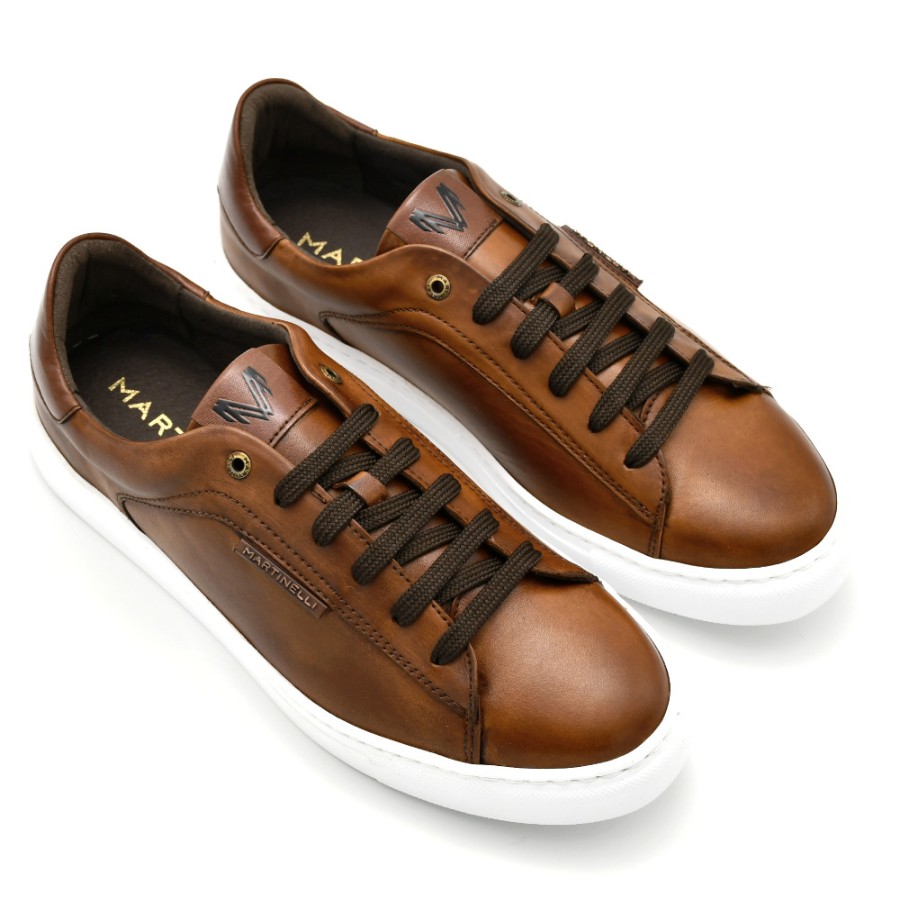 Sneakers & Casual | MARTINELLI Men'S Rawson Sneakers In Brown Leather