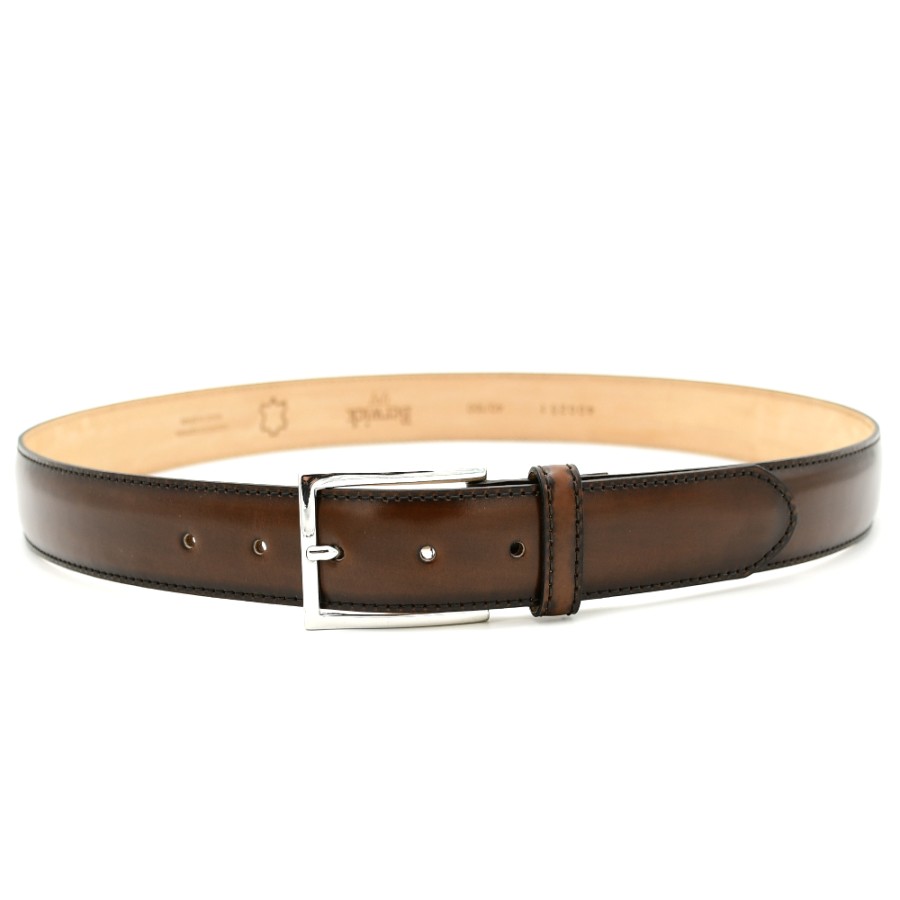 Belts | BERWICK 1707 Men'S Belts In Brown Smooth Leather