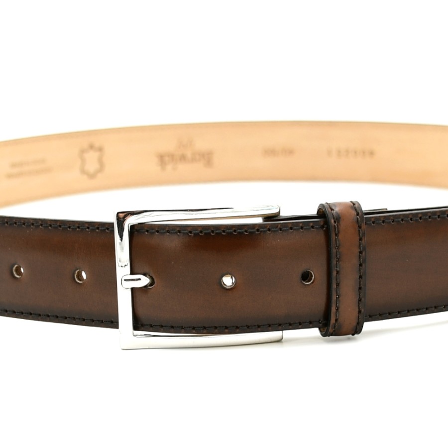 Belts | BERWICK 1707 Men'S Belts In Brown Smooth Leather