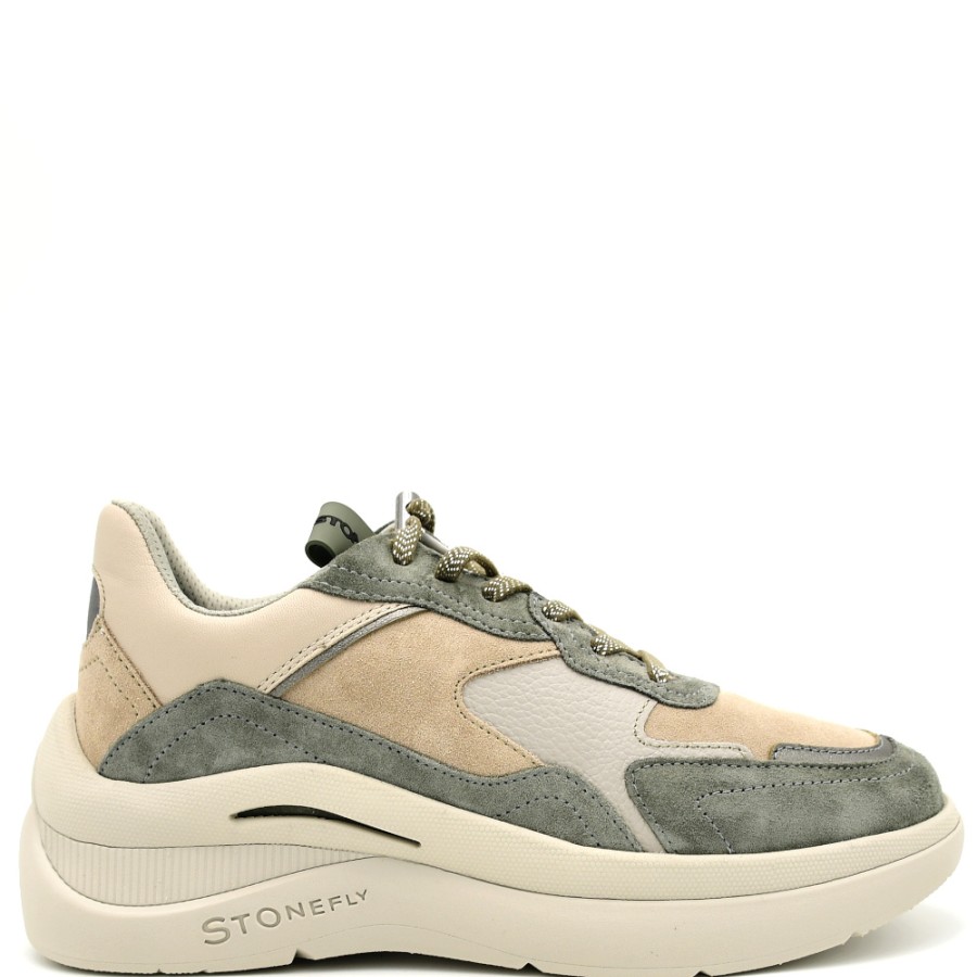 Sneakers & Casual | STONEFLY Sneakers Women'S Rocha 2 Velour/S Nappa Suede Leather