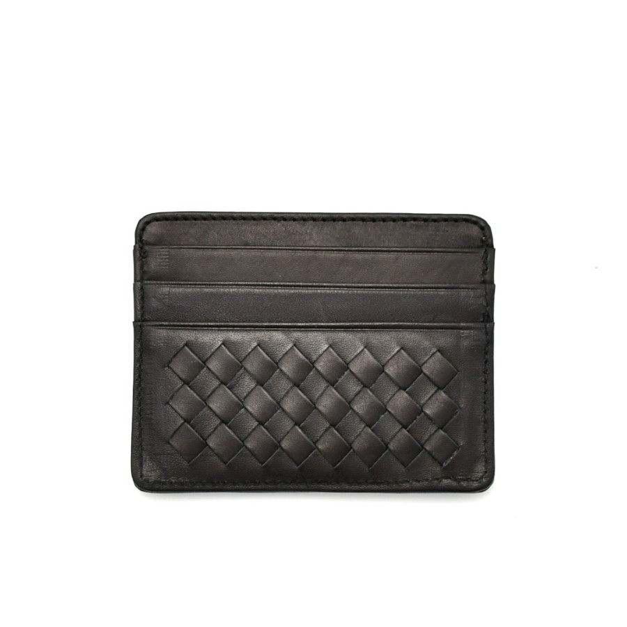 Wallets | PONS QUINTANA Card Wallet In Black Leather