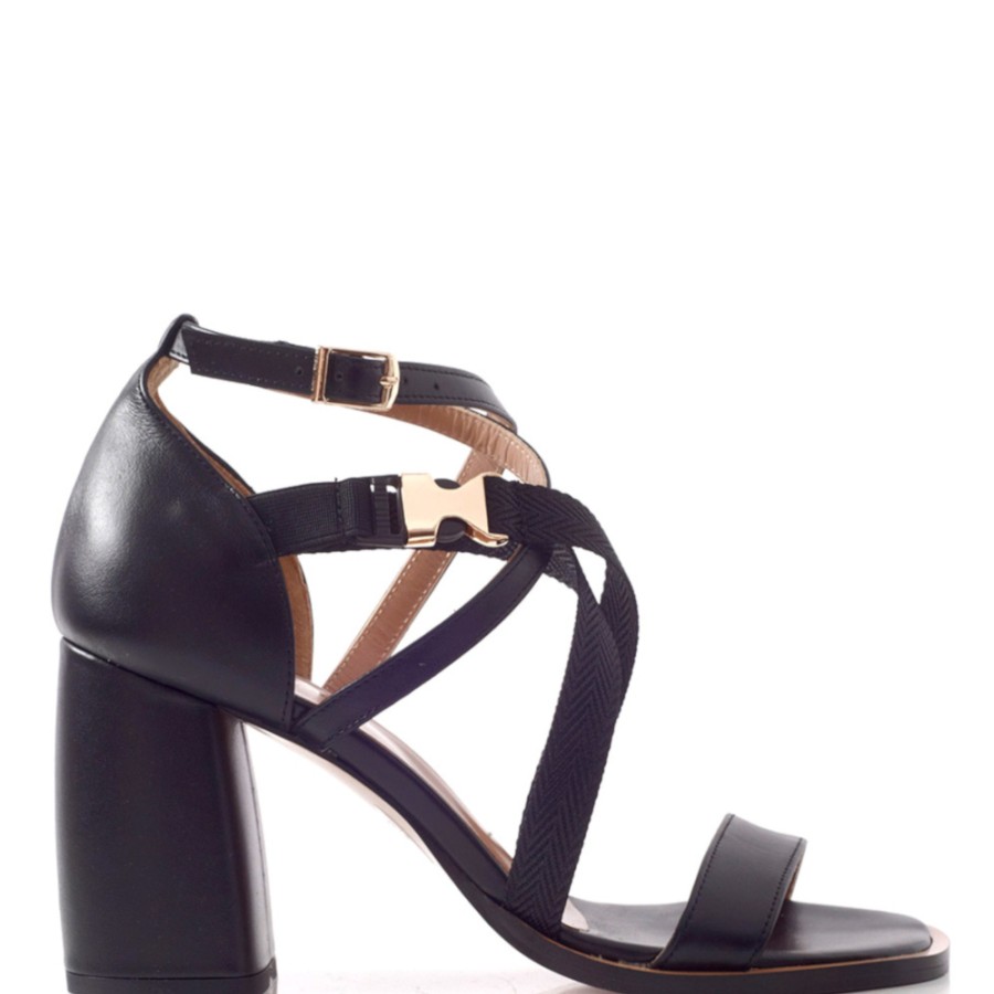 Sandals With Thick Heel | CHANIOTAKIS Sandals